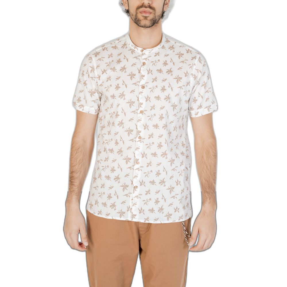 Hamaki-Ho grey cotton shirt